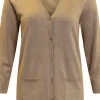Basic Cardigan - Coconut Melange