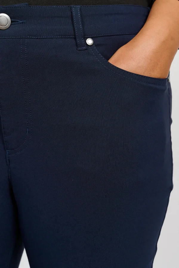 Basis Bengalin-bukser Med 5 Lommer - Midnight Blue
