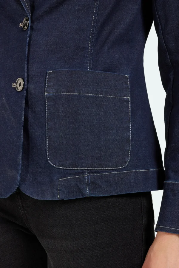 Blazer - Blå - Denim