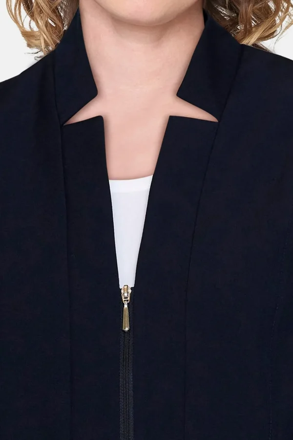 Blazer med Lynlås - Navy