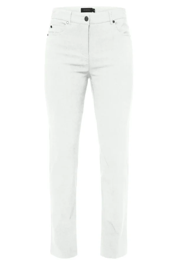 Buks, 5-lommet, Madelaine - Hvid - Straight fit