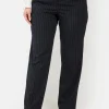 Bukser - Sort Pinstripe