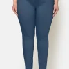 7/8 Bukser, Sofia, Slit Fit - Largo Blue
