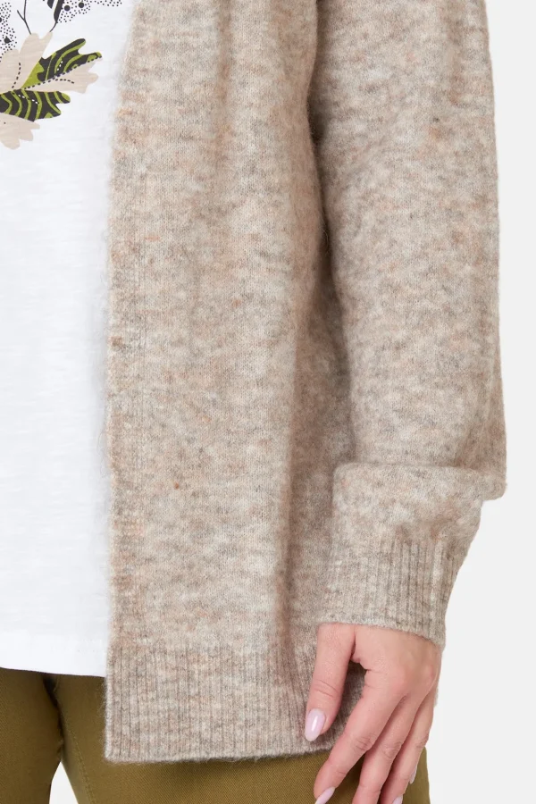 Cardigan - Beige Melange