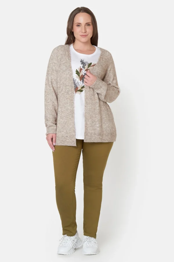 Cardigan - Beige Melange