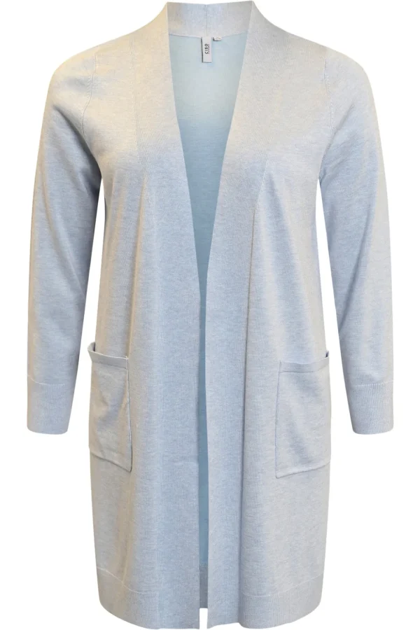 Cardigan - Blue Melange