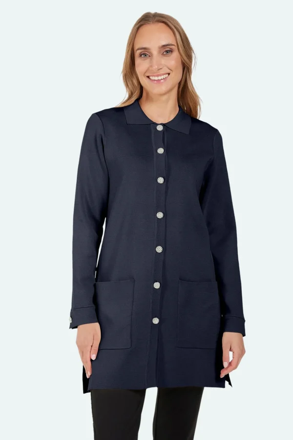 Cardigan - Navy