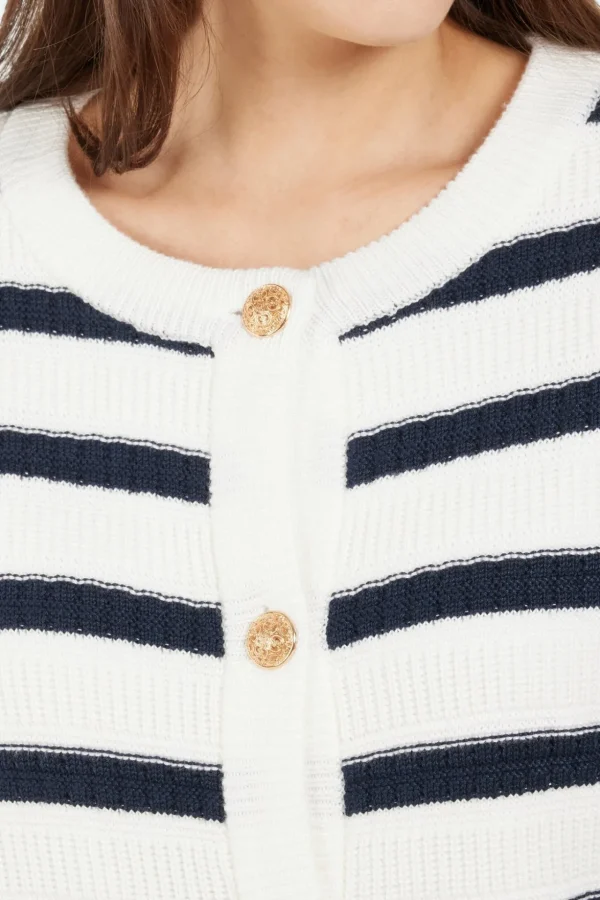 Cardigan - Navy Mix