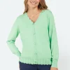 Cardigan - Spring Green Melange