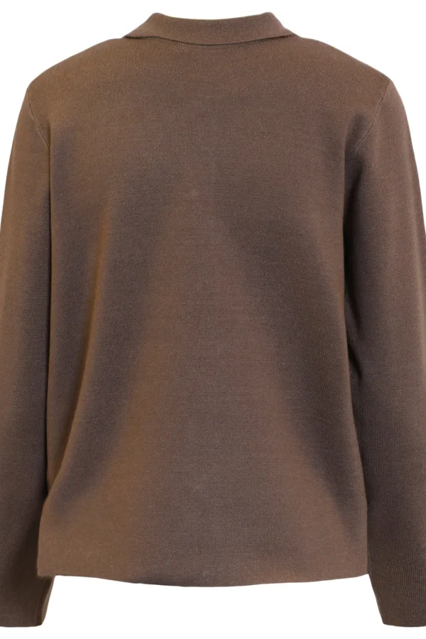Cardigan - Taupe Melange