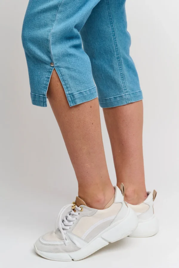 Denim Capribuks - Light blue denim