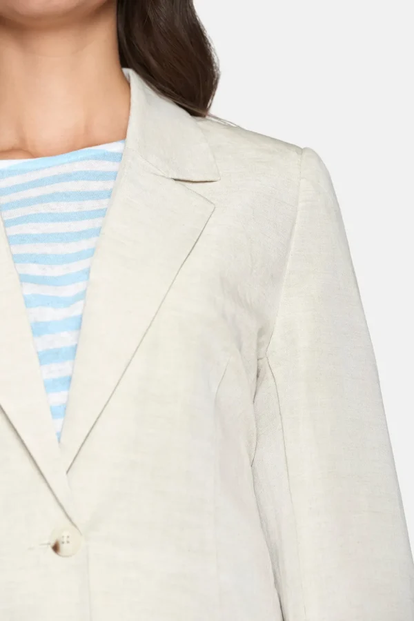 Hør Blazer - Off-White