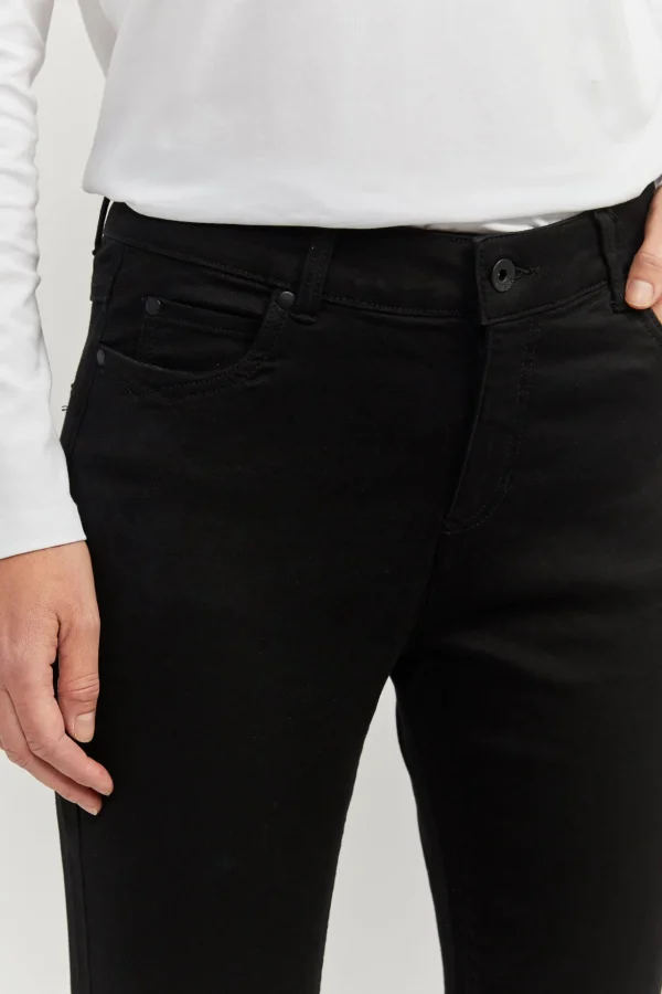 Jane Bukser 7/8 - Black tone in tone