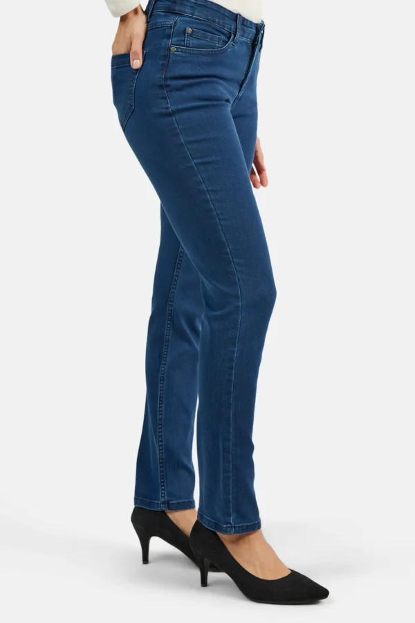 Jeans Jane - 7/8, 5 lommet model - Blå