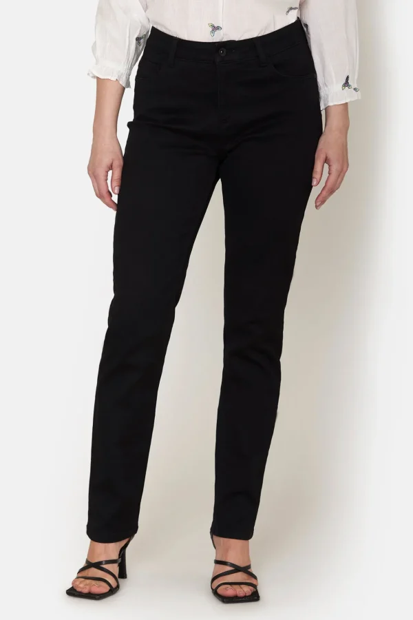 Jeans Joyce - Black tone in tone