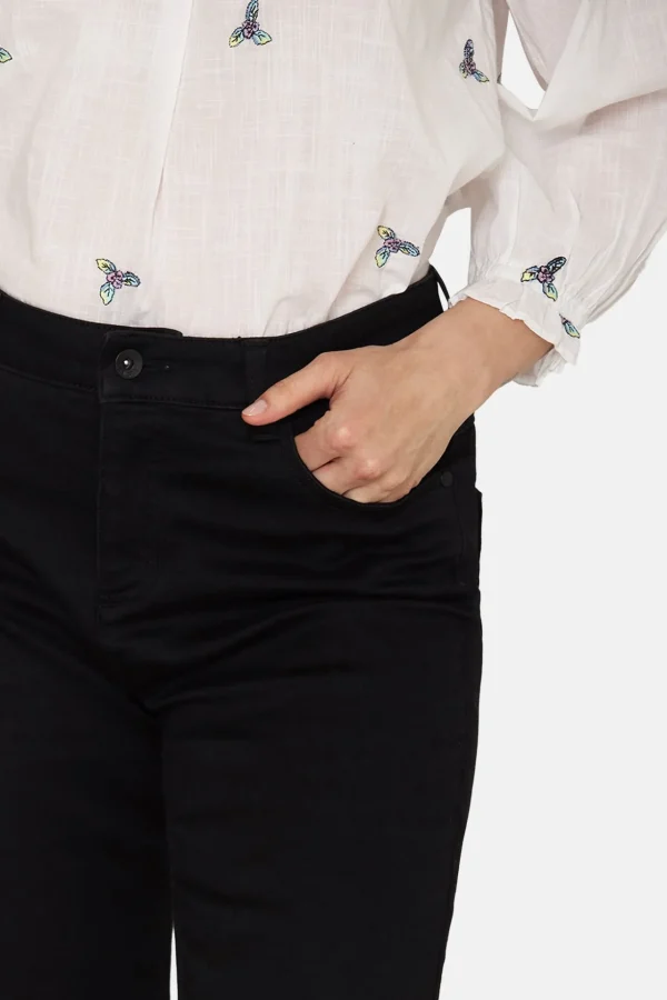 Jeans Joyce - Black tone in tone