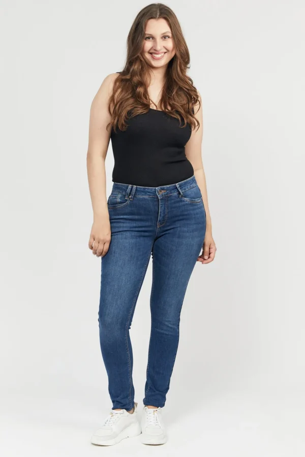 Jeans Maggie - Slim Legs - Medium Blå