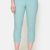 Madelaine Capri Bukser - Sea Green - Straight fit