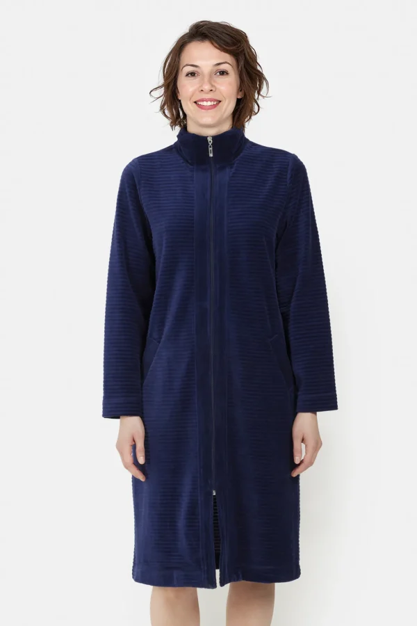 Morgenkåbe - Navy Blue