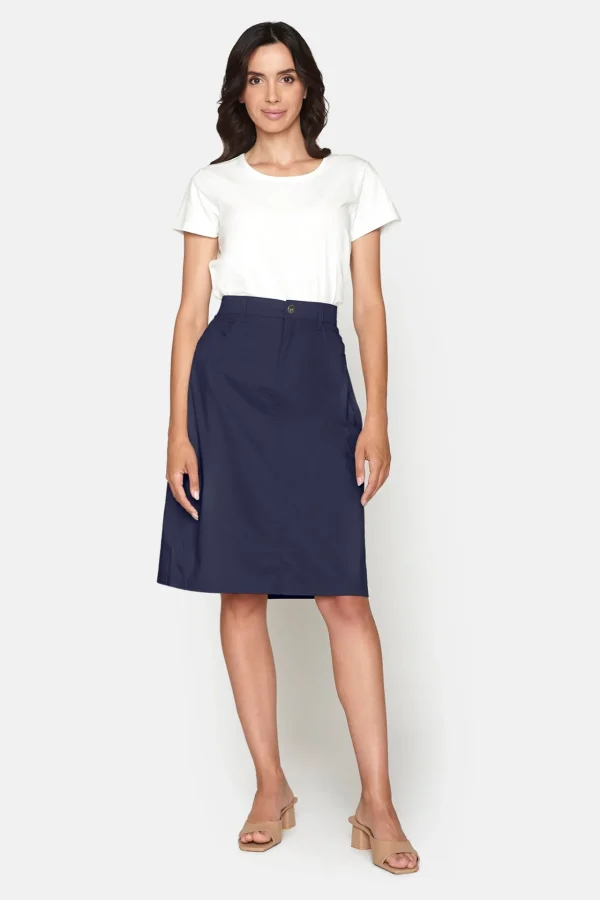 Nederdel - Navy Blue