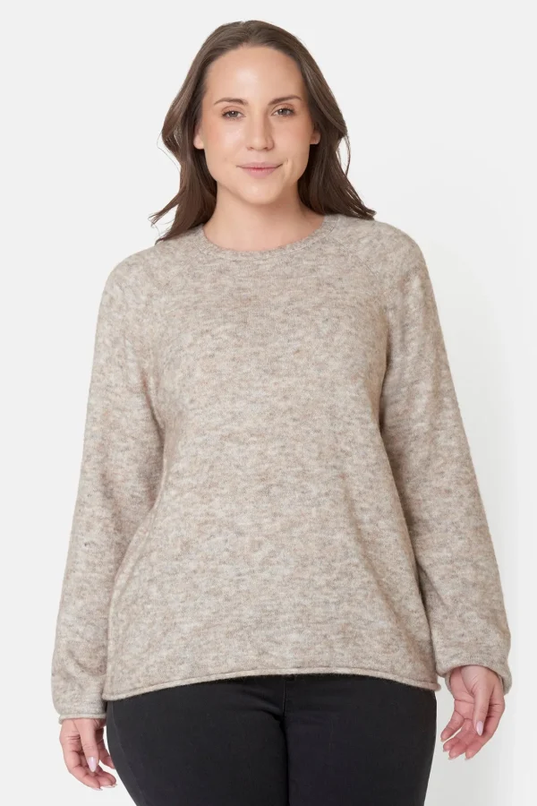 Pullover - Beige Melange