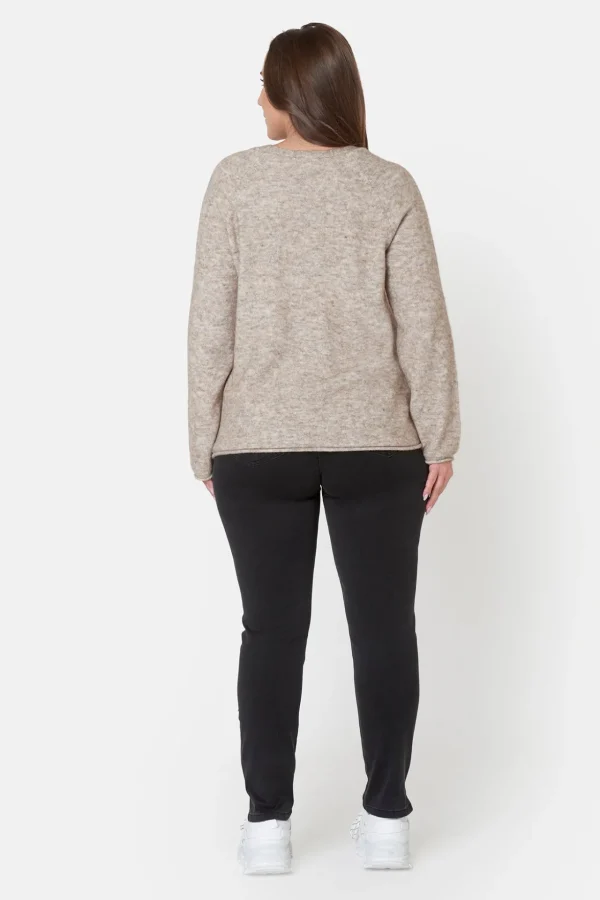 Pullover - Beige Melange