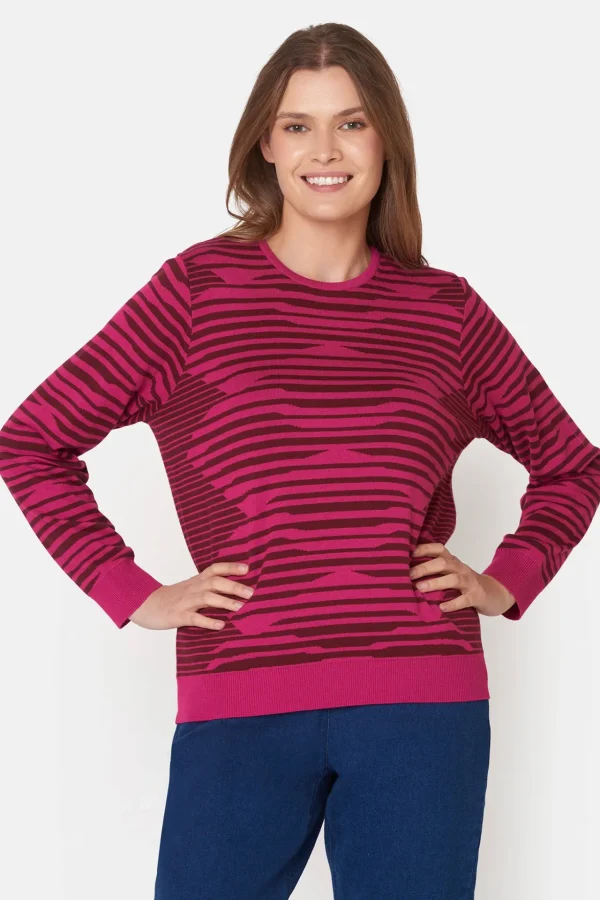 Pullover - Fuchsia Red