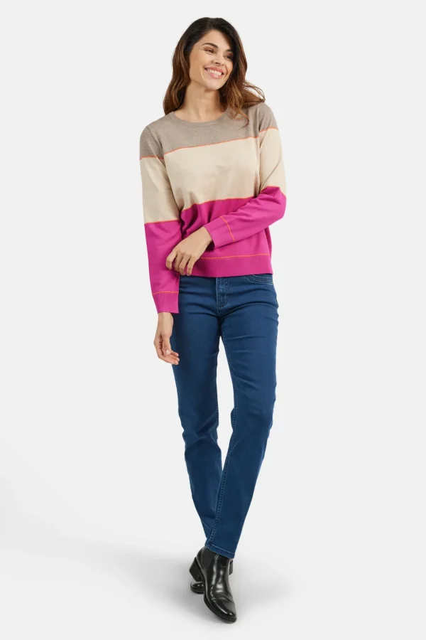 Pullover - Fuchsia Red