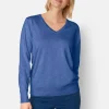 Pullover Med V-hals - Blue