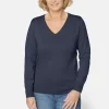 Pullover Med V-hals - Midnight Blue
