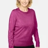 Pullover O-hals - Fuchsia Red