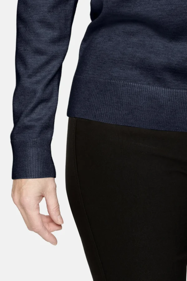 Pullover O-hals - Midnight Blue