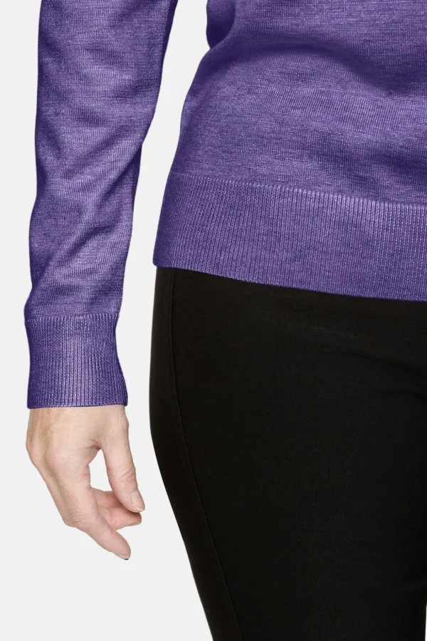 Pullover O-hals - Violet
