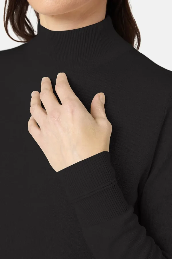 Pullover Rullekrave - Black