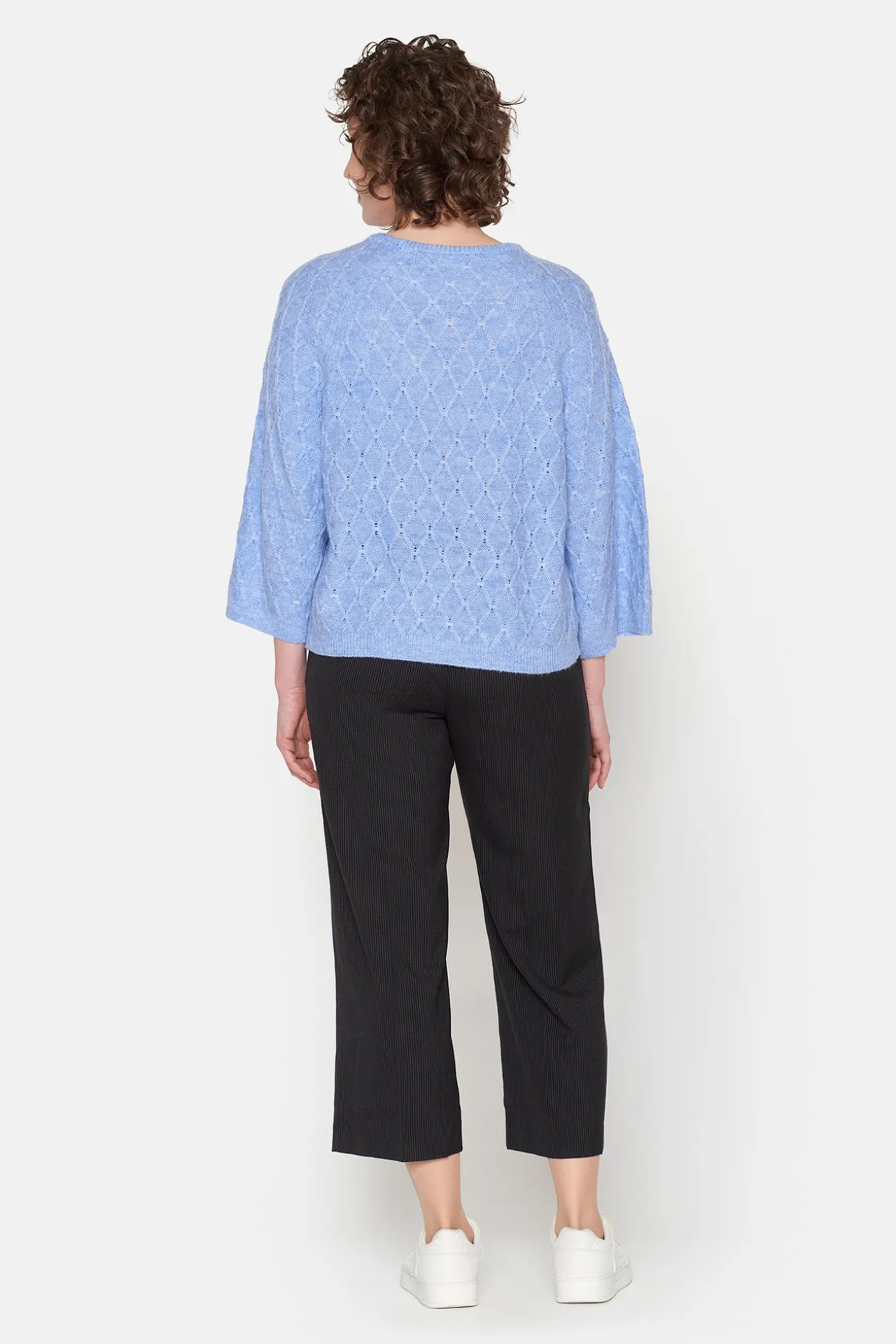 rmet_pullover__bl_3.webp 3/4 ærmet Pullover - Blå