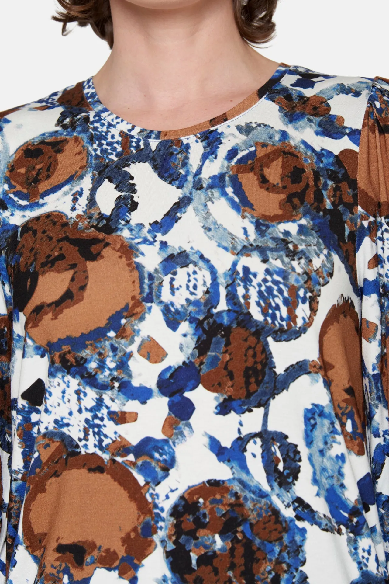 rmet_tshirt__blue_1.webp 3/4 ærmet T-shirt - Blue