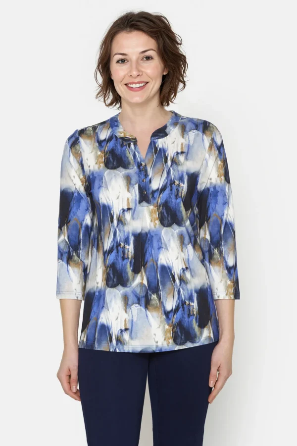 3/4 ærmet T-shirt - Navy