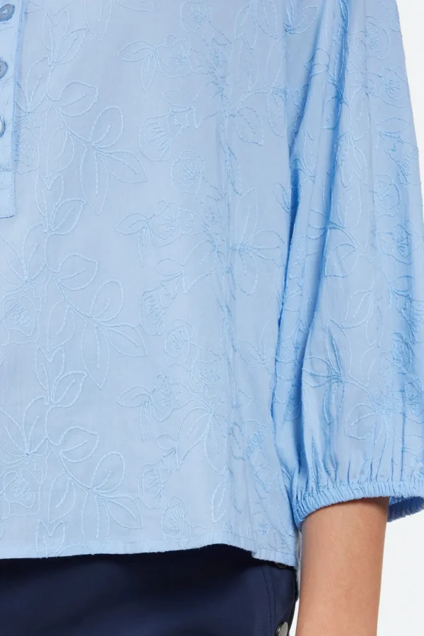3/4 Sleeve Blouse - Oxygen