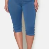 Sofia Capri Jeans - Medium Blue Denim