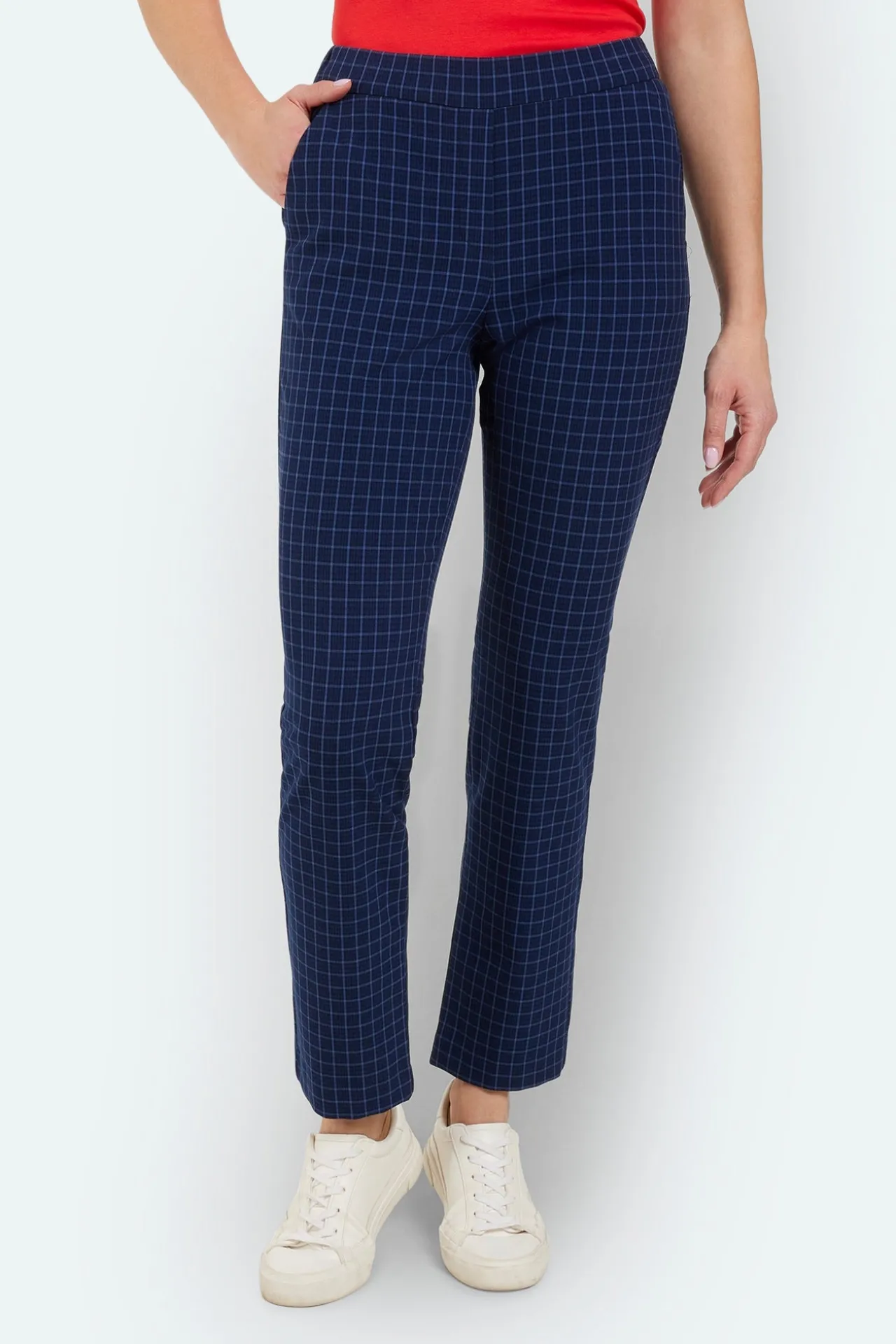 sofie_bukser__mrkebl__sli_0.webp Sofie Bukser - Mørkeblå - Slim fit