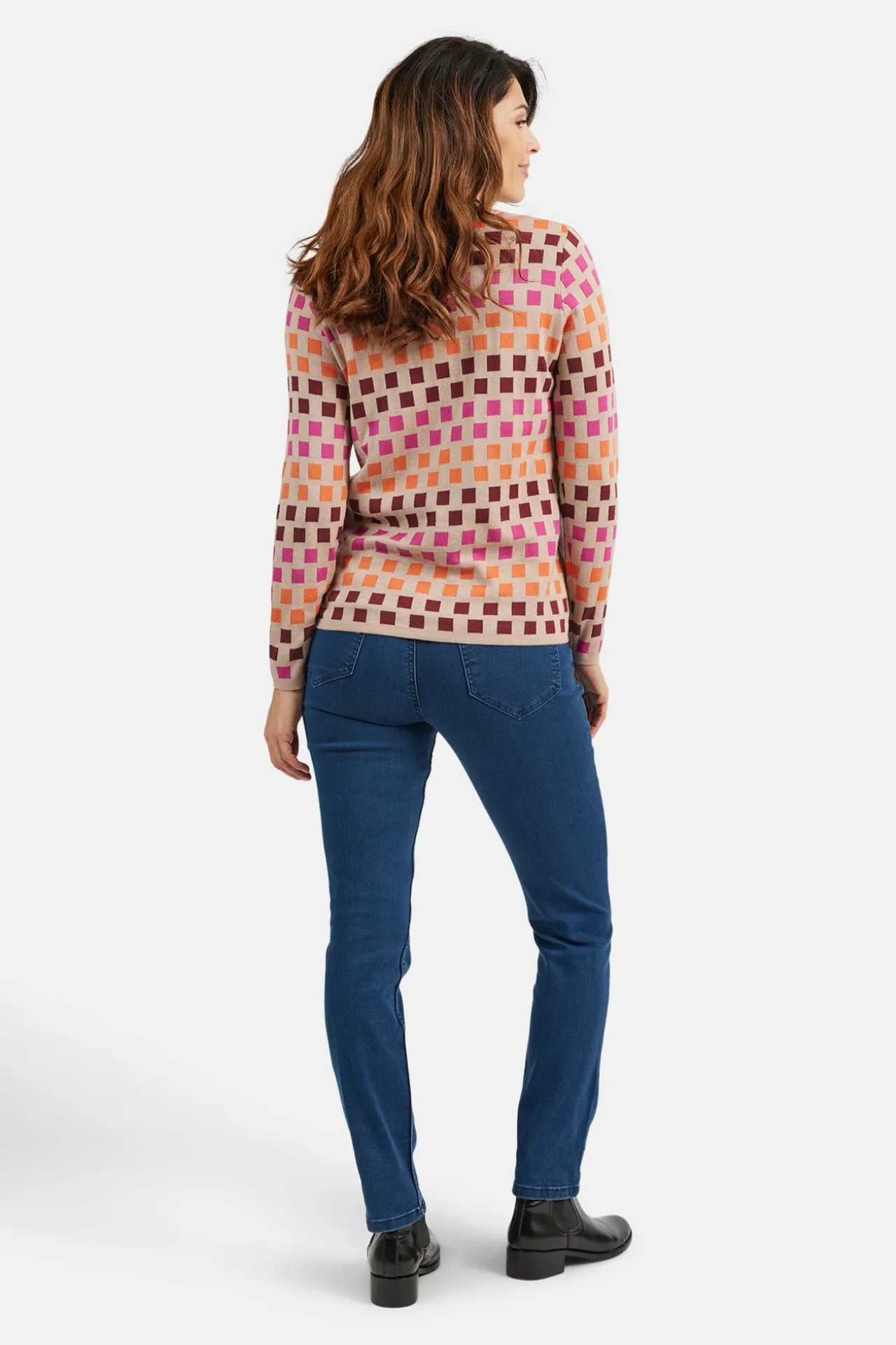 strik_pullover__fuchsia_r_3.webp Strik pullover - Fuchsia Rød