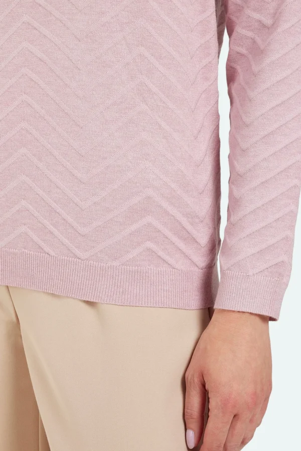 Striktrøje - Rosa