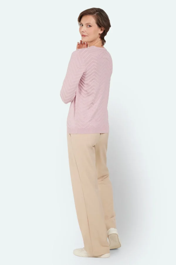 Striktrøje - Rosa