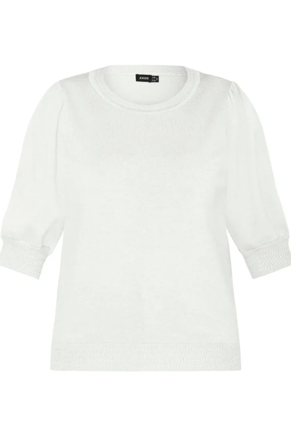 Sweater Kortærmet - Cloud Dancer