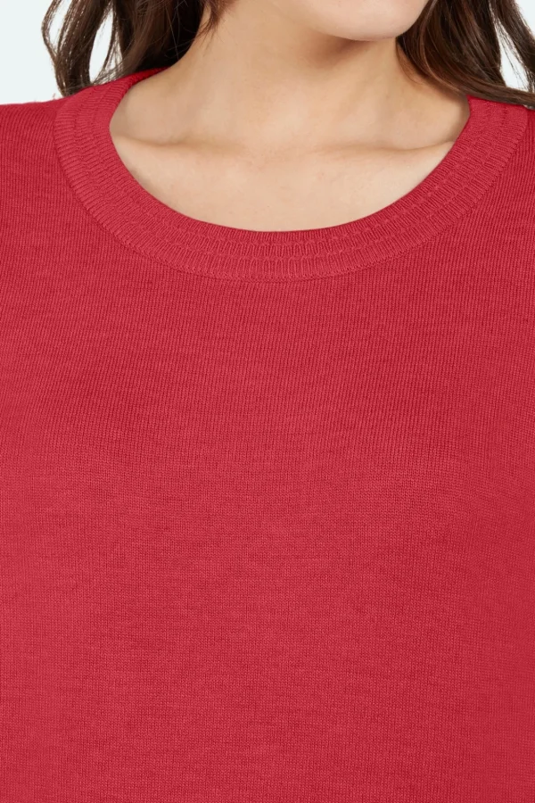 Sweater Kortærmet - Scarlet Red