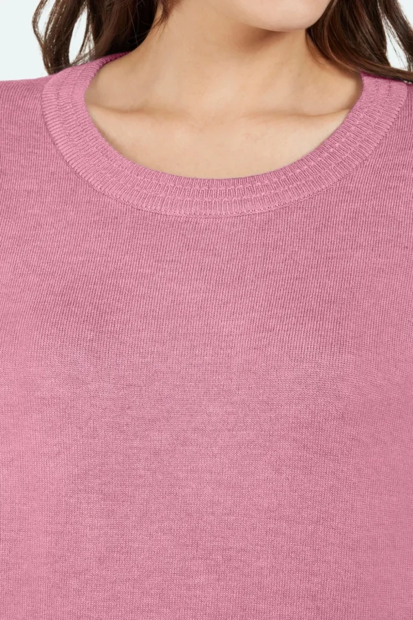 Sweater Kortærmet - Wild Rose Melange