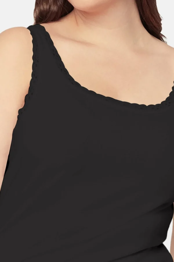 Top Med Blondedetaljer - Sort