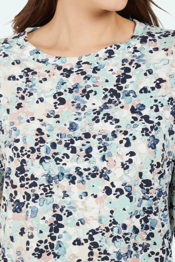 T-shirt - Blå - Rund hals