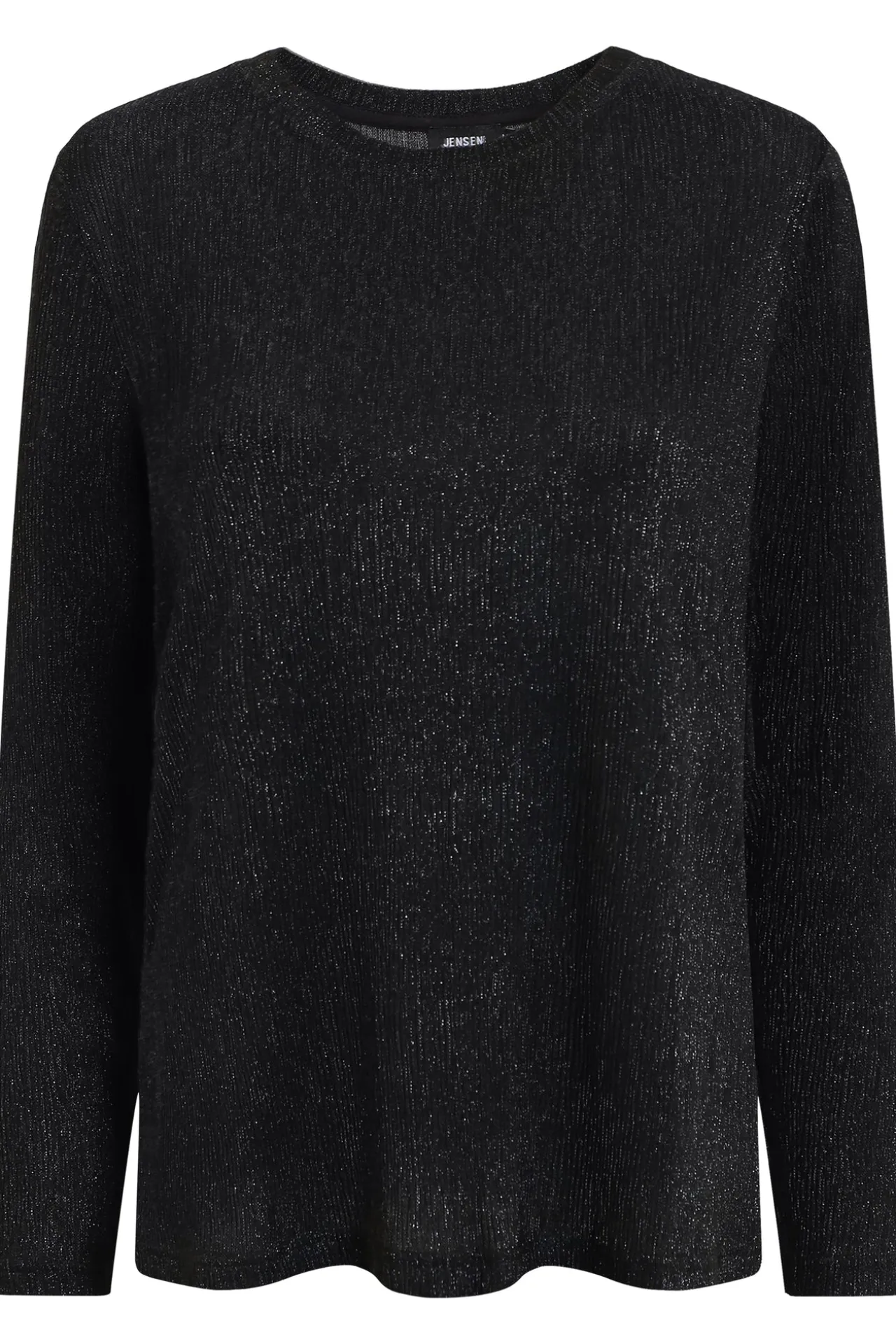 tshirt__rme__black_lurex_0.webp T-shirt 3/4 ærme - Black Lurex