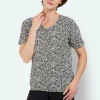 T-shirt - Sort - Rund hals